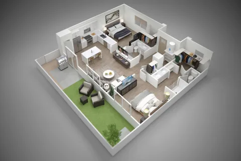 elevate floor plan no doggy door